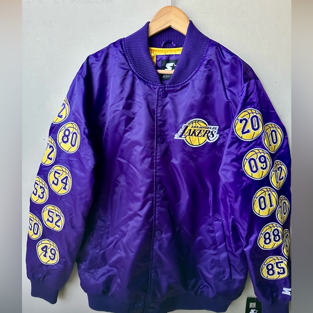 STARTER, Black Label Lakers Jacket, Large, NWT